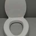 KOHLER 25875-0 Hyten 3" Height, Elevated Soft Close Elongated Toilet Seat, Contoured Seat with Grip-Tight Bumpers, Quick-Attach Hardware, No Slam Toilet Seat, White