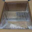 STORi Stackable Clear Plastic CD Organizer with Rubber Feet | Rectangular Jewel Cases Holder Perfect for Theatre Room | Holds up to 30 CD Cases | Made in USA