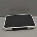 VEVOR 1-Step 330lbs Capacity Folding Steel Step Ladder, Adjustable Height, Non-Slip Sturdy Step Stool for Adults, Toddlers, Offices, RVs, Bathrooms, Bedrooms