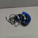 AILIHEN C8 Kids Headphones Wired, On-Ear Headphones with Microphone and Volume Control Foldable Corded Stereo 3.5mm Headset for School Teens Smartphones Chromebook Laptop Tablets Travel (Black Blue) (Medium)