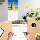 4 x 2026 Wall Calendar, 2026 Funny Calendar, Nature's D'ck Pics Calendar, 12 Months from Jan 2026 - Dec 2026, 12" x 24" Open, Thick Paper, Moon Phases, Holidays, Perfect Gag Gifts, White Elephant Gifts