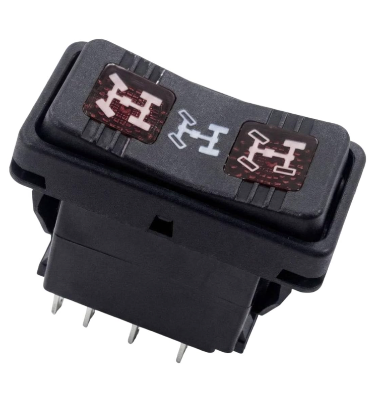 JEENDA 4012747 AWD Dash Switch Compatible with Polaris Ranger 500 570 800 900 1000 XP 900 XP 800 Crew Brutus All Wheel Drive Switch
