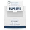 Clean Skin Club Clean Towels XL Supreme, 100% USDA Biobased Face Towel, Disposable Face Towelette, Eczema Association Accepted, Makeup Remover Dry Wipes, Ultra Soft, 50 Ct, 1 Pack