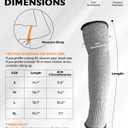 Evridwear Protective Arm Sleeves Cut Resistant Farmers Sleeves for Men Work, Gardening, Farming, Arm Protectors for Thin Skin and Bruising (Large, No Thumb Hole)