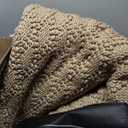 Knitted Weighted Blanket for Adult, Chunky Knit Weighted Throw for Sleep 60"*80" 20lbs, Cooling Breathable Machine Washable Fall Heavy Blanket for Room Decor (Beige, Queen)