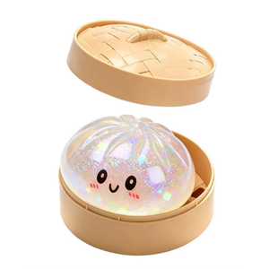 Glitter Dumpling Squishies,Stress Relief Mystery Glitter Dumpling Squishies Box Soft Squeeze Stress Ball