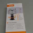 Auto Face Tracking Tripod 360 Rotating Cell Phone Photo and Video Kits Stand, No App, Camera Stand with Remote and Gesture Control, Rechargeable Smart Shooting Stand for Live Recording Tiktok Black