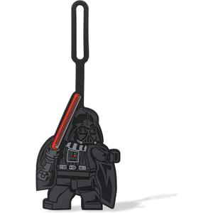 LEGO Star Wars Bag Tag - Darth Vader (52233), Black, Silicone Luggage Tag, Bag Charm, Spring Break