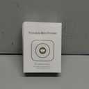 cabaro Mini Printer Sticker Thermal Printer with 3 Rolls Paper, Bluetooth Portable Phone Print Pods,Study Sticker Maker for Pictures, Photos, Journals, DIY, Compatible with Phone & Tablet (white)