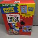 Kellogg's Froot Loops Breakfast Cereal, Good Source of Fiber, 15g Whole Grains, Giant Size, 23 oz (EXP 03/10/27)