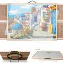 BuilderButler 1500 Pieces 2-in-1 Tilting & Rotating Puzzle Board, Portable Puzzle Table with 4 Drawers Cover,34.25" x 25.2" for 1500 Pieces