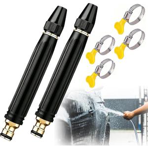 Home High-Pressure Car Wash Water Gun with Booster Nozzle, 2026 New Jet Nozzle Power Washer for Garden Hose, Water Hose Nozzle for Car Washing, Patio Cleaning, Watering