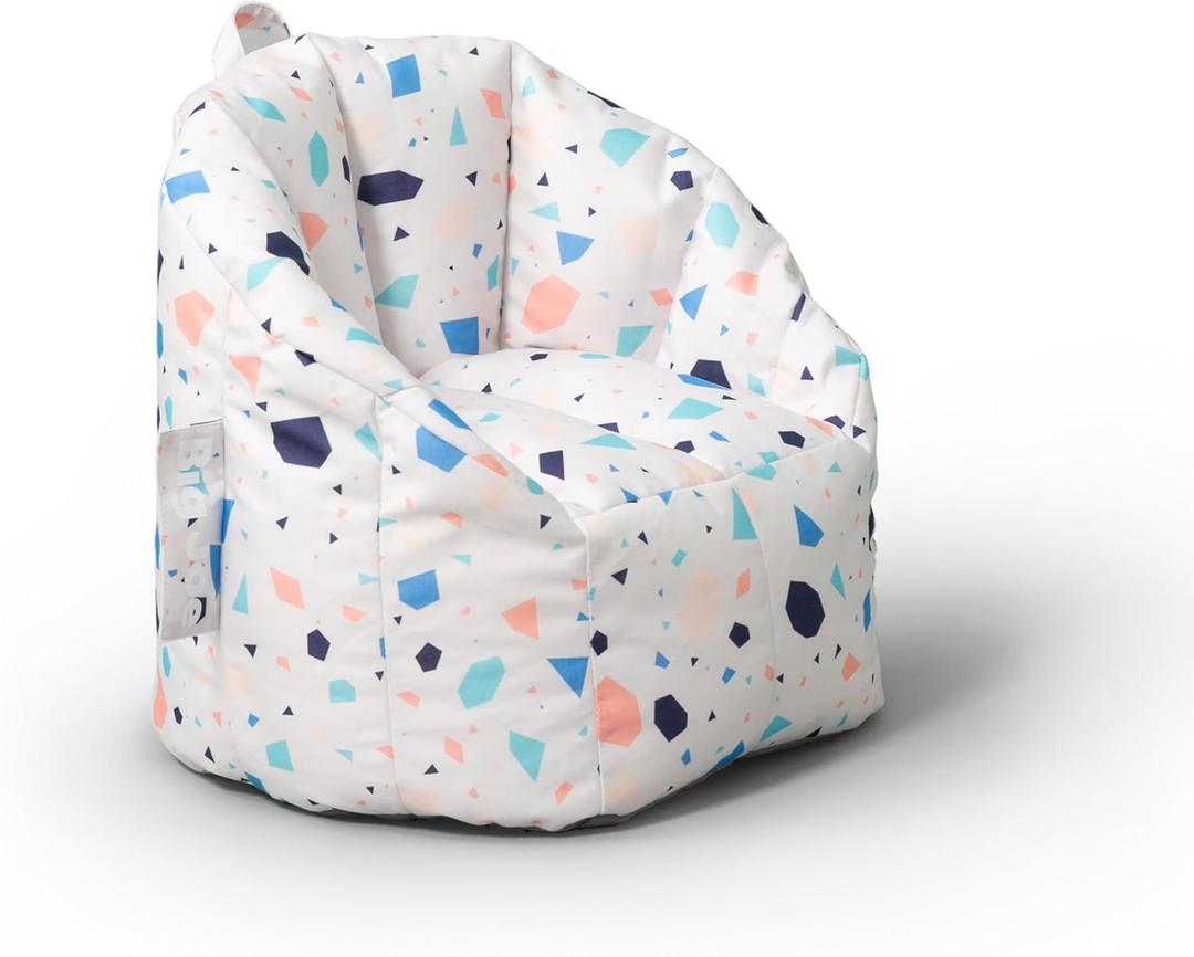 Big Joe Milano Kid's Bean Bag Chair, Dolce Terazzo Lenox, 2ft Small