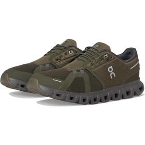 On Men's Cloud 6 Sneakers, Olive/Eclipse