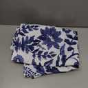 DriftAway Julia Lined Valance Double Layer Thermal Insulated Room Darkening Blackout Valances 3 Inch Rod Pocket Window Valance for Bathroom Living Room, 52 Inch by 18 Inch, Navy