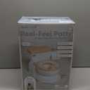 Real Feel 2-in-1 Potty with Wipes Storage, Flushing Sounds & Disposable Liners - Realistic Toilet - Easy to Clean & Assemble - Jool Baby (Pink)