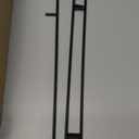 WOPITUES Floating Shelves for Wall with Cube Shelf, Wall Shelves with Metal Rail for Bathroom Decor, Bathroom Organizers and Storage, Over Toilet Shelves for Toilet Paper-Black (15.7 inch)