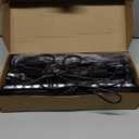 4 Pack 42W LED Black Light Bar, Blacklight Flood Light with 6ft Cord+Plug+Switch, Light Up 24x24ftx4 Area, for Halloween Glow Party Bedroom Game Room Body Paint Stage