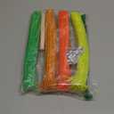 Pipe Cleaners DIY Pumpkin Decoration Halloween Crafts for Kids 200Pcs 4 Assorted Pipe Cleaners Craft Pumpkins Decorating Kit Chenille Stems Eyes Halloween Thanksgiving Fall Decor Gifts Toys for Kids