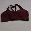 IUGA High Impact Sports Bras for Women High Support Racerback Sports Bra with Sewn-in Pads Adjustable Straps (X-Large, Wine Red)