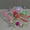 86 PCS Halloween Party Favors for Kids, Glow in the Dark Halloween Toys Bulk Rotating Spin Light Up Necklaces LED Rings Bracelets Bouncing Ball Temporary Tattoos for Halloween Goodie Bag Stuffers