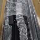 VECELO Twin Over Twin Bunk Bed with Trundle, Metal Bunkbeds with Ladder and Full-Length Guardrail, Noise Free, No Box Spring Needed, Black