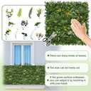 Artificial Green Wall Panels: 20"x20" (8 Pack), Faux Greenery Fence