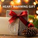 2 x 1st Years of Marriage Gift for Couple,One Years of Marriage Anniversary Crystal Hanging Ornament,1 Years Anniversary Wedding Gift for Wife Husband Her Him