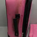 Rockland Fashion Softside Upright Luggage Set, Expandable, Pink, 2-Piece (14/19)