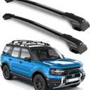 300LBS Heavy Duty Roof Rack Cross Bars Fit for Ford Bronco Sport On-Road 2021-2026, Aluminum Crossbars Rooftop Cargo Bars, Low Noise, Easy Installation for Kayak Bike Luggage