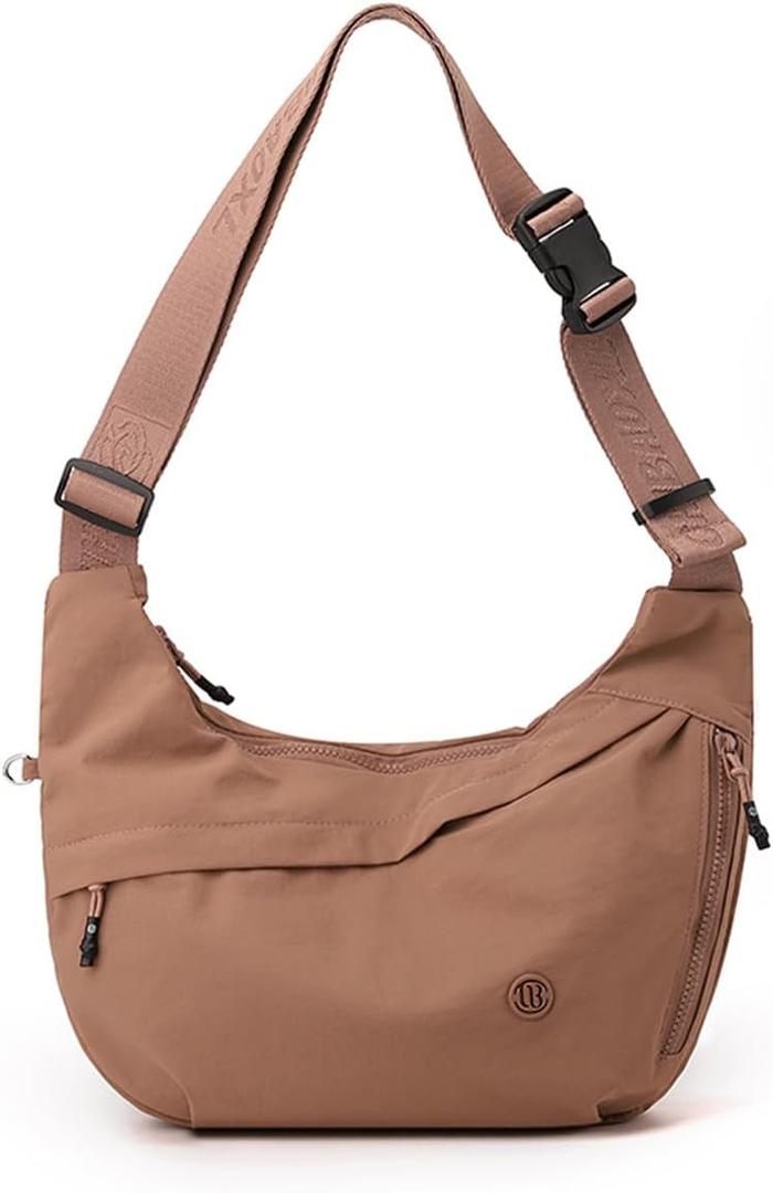Nylon Crescent Crossbody Luna Bag for Women Men Moon Shoulder Spacious Lightweight Sling Casual Hobo Dumpling Purses