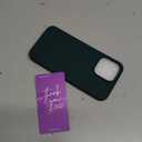 ORNARTO Compatible with iPhone 15 Pro Max Case 6.7", Slim Liquid Silicone 3 Layers Soft Gel Rubber Shockproof Protective Phone Cover with Anti-Scratch Microfiber Lining-Olive Green