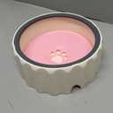 Dog Small Animals Water Bowl No Spill 70oz/2L Large Capacity Dispenser Non Slip No Splash Small Animals Bowl Pet Slow Feeder No Drip Dog Water Bowl on Vehicle for Dogs and Cats - Pink