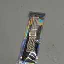 JR.DM Starlight Metal Watch Band Women 20mm Dressy Strap Stainless Steel Chain Bracelet Compatible with Samsung Galaxy Watch 7/6/5/4/Active 2/4 6 Classic/5 Pro/FE 40mm 42mm 43mm 44mm 45mm 46mm 47mm