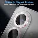 For Samsung Galaxy S26 Camera Lens Protector Bling, Anti-Scratch Glitter Diamond Individual Lens Cover, HD Clear Tempered Glass Lens Protector Fits