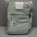 Carry On Backpack, 35l Travel Backpack for Women Airline Approved, Cute Underseat Personal Item Travel Bag With Shoe Compartment, Casual Daypack Gifts for Friend Weekend, Green Beige