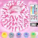 300 LED Color Changing Christmas Lights, 35 Colors 98FT String Lights Valentine Decorations, Waterproof Twinkle Fairy Light Clear Wire for Bedroom Indoor Outdoor Holiday Xmas Tree Wedding Party