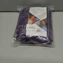 Osuntress Purple Hair Extensions 30 Inch 4 Packs, Long Pre Stretched Braiding Hair for Kids Braids, Dark Purple Synthetic Fiber total 60 Inch