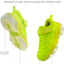 YESKIS Kids Light Up Sneakers for Boys Girls Running Tennis Shoes Lightweight Breathable Led Flashing Fizzzy Athletic Sport, Little Kid and Big Kid