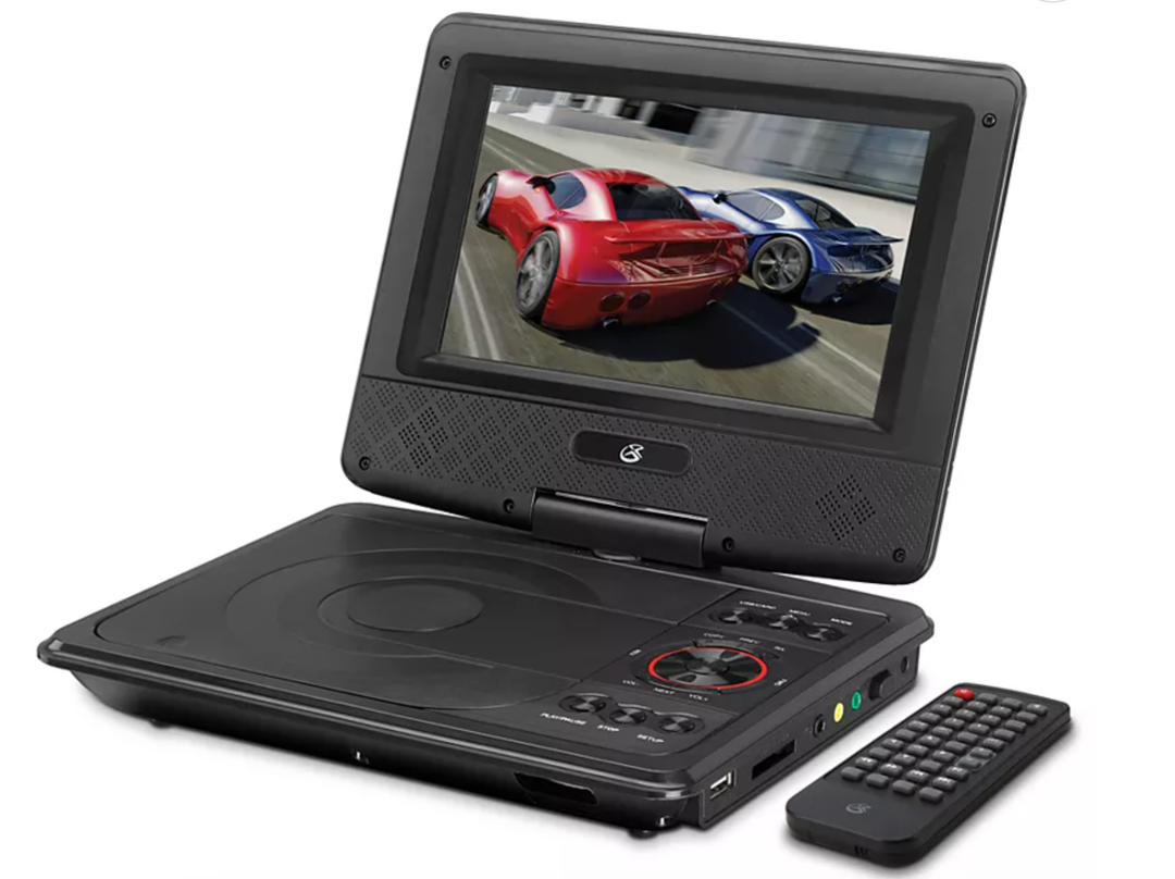 GPX 7-in. Portable DVD Player with Swivel Screen
