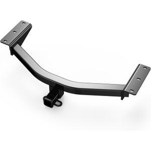 Class 3 Trailer Hitch, 2-Inch Receiver, Compatible with Honda Passport 2019 2020 2021 2022 2023 2024 2025 2026, Bright Black Color Tow Hitch