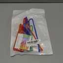 Gesipor 20 PCS Silicone Cable Ties - Reusable Rubber Twist Ties Bendable Steel-Core Cable Ties for Bundling and Holding, All Purpose Cord Tie for Indoor and Outdoor (4"+6"+12"+18"+24")