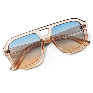 livho Trendy Polarized Square Aviator Sunglasses Women Men Square Eyewear Frame, Retro Sun Glasses for Women Men 2025 Shades