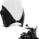 Motorcycle Windshield Spoiler Wind Deflector Air Deflector Windscreen for Rebel 1100 / Rebel 1100 DCT 2021-2025 (Clear)