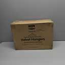 Utopia Home Velvet Hangers 50 Pack - Non-Slip Suit Hangers with 360 Degree Rotatable Hook - for Pants, Coats, Shirts & More (Black)