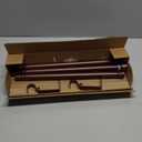 Curtain Rods for Windows 32-60 Inch, 1 Inch Adjustable Brown Curtain Rod Set with Brackets, Easy Install