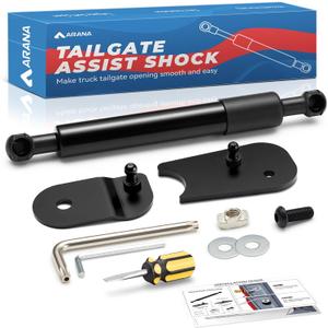 ARANA Tailgate Assist Shock for Ford Maverick, 2022-2026 Maverick Truck Tailgate Soft Open Accessories, Tail Gate Mods Damper Kit Fits Ford Maverick Hybrid XL XLT LARIAT(All Tools Provided)