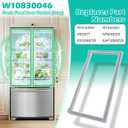 W10830046 Refrigerator Door Gasket for Whirlpool Kenmore Refrigerator Part