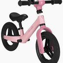 KRIDDO Toddler Balance Bike 2 Year Old, Age 24 Months to 5 Years Old, 12 Inch Push Bicycle with Customize Plate (3 Sets of Stickers Included), Steady Balancing, Gift Bike for 23 Boys Girls, Pink