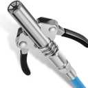 Grease Coupler Tips,Upgrade to 17000 PSI, Double Handle Quick Lock Release Grease Tips Ends Couplers, Compatible with All Grease 1/8" NPT Fitting